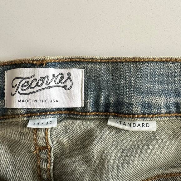 Tecovas Men's Straight Jeans - Light Blue - Picture 5 of 12